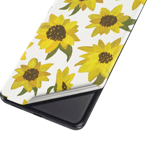 Cat Coq Sunflower Acrylic Galaxy S21 5G Skin