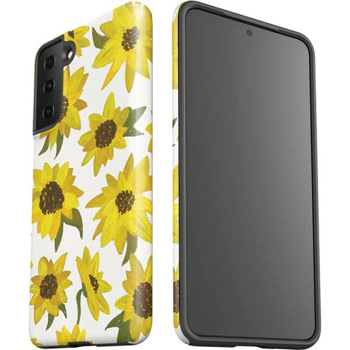 Cat Coq Sunflower Acrylic Galaxy S21 FE Pro Case
