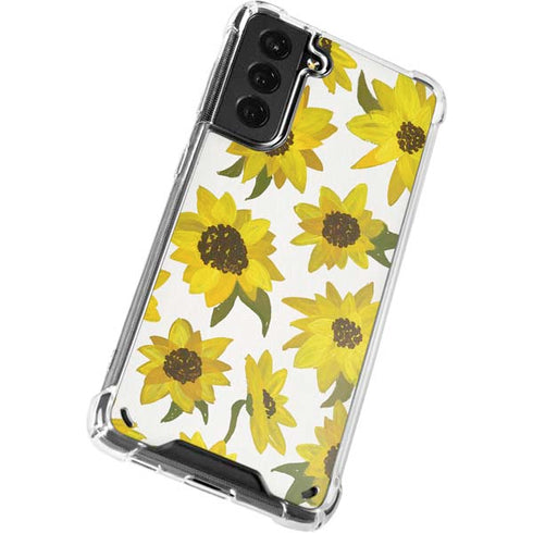 Cat Coq Sunflower Acrylic Galaxy S21 Plus 5G Clear Case