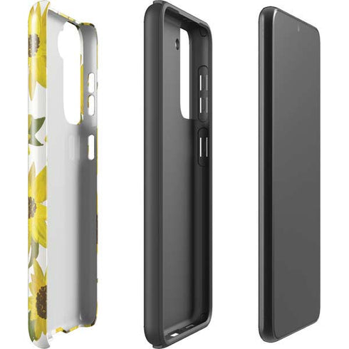 Cat Coq Sunflower Acrylic Galaxy S21 Plus 5G Pro Case