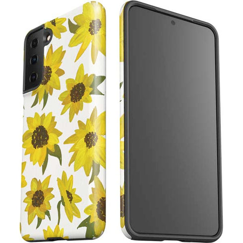 Cat Coq Sunflower Acrylic Galaxy S21 Plus 5G Pro Case