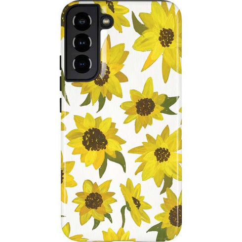 Cat Coq Sunflower Acrylic Galaxy S22 Plus Pro Case