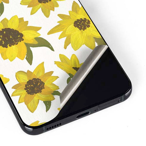 Cat Coq Sunflower Acrylic Galaxy S22 Skin