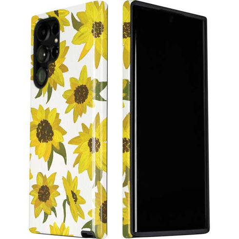 Cat Coq Sunflower Acrylic Galaxy S22 Ultra Pro Case