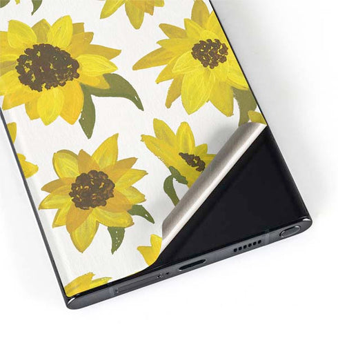 Cat Coq Sunflower Acrylic Galaxy S22 Ultra Skin