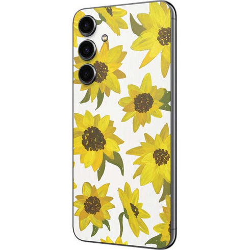 Sunflower Acrylic by Cat Coq Galaxy S23 FE Skin