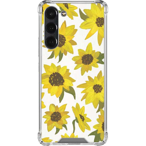 Cat Coq Sunflower Acrylic Galaxy S23 Plus Clear Case