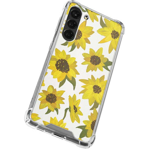 Cat Coq Sunflower Acrylic Galaxy S23 Plus Clear Case