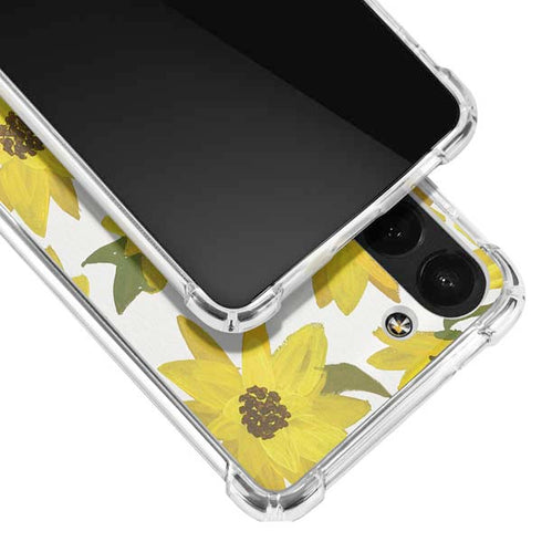 Cat Coq Sunflower Acrylic Galaxy S23 Plus Clear Case