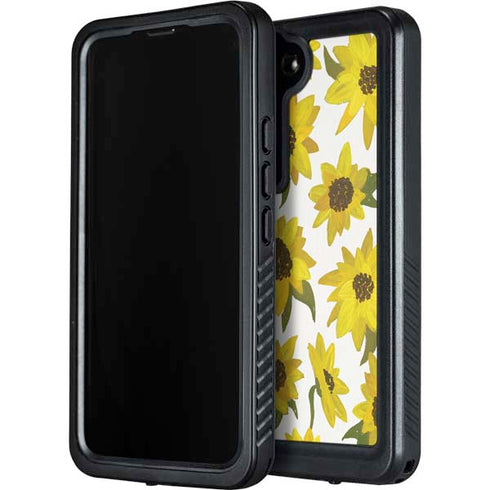 Cat Coq Sunflower Acrylic Galaxy S23 Plus Waterproof Case