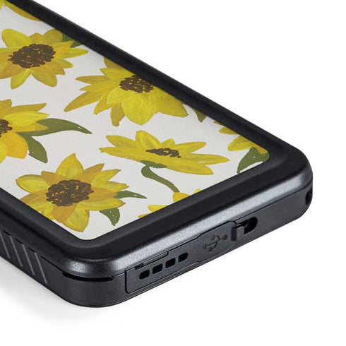 Cat Coq Sunflower Acrylic Galaxy S23 Plus Waterproof Case