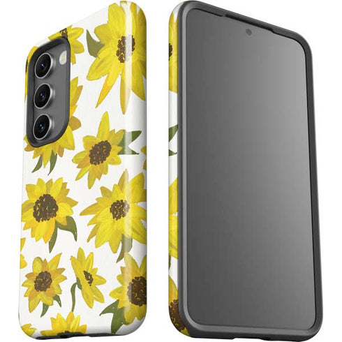 Cat Coq Sunflower Acrylic Galaxy S23 Pro Case