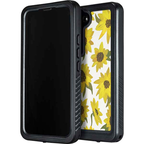Cat Coq Sunflower Acrylic Galaxy S23 Waterproof Case