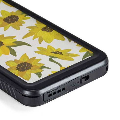 Cat Coq Sunflower Acrylic Galaxy S23 Waterproof Case
