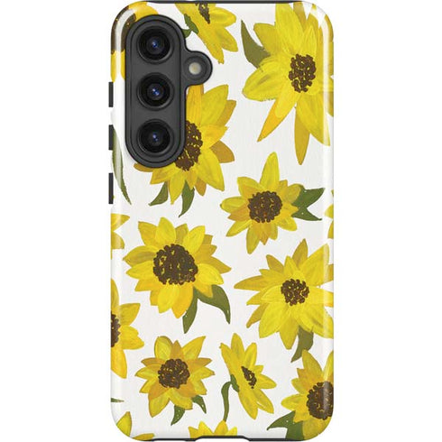 Sunflower Acrylic by Cat Coq Galaxy S24 Impact Case