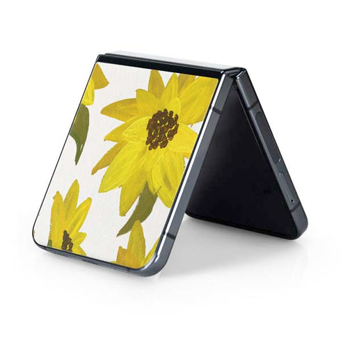 Sunflower Acrylic by Cat Coq Galaxy Z Flip5 5G Skin