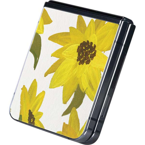 Sunflower Acrylic by Cat Coq Galaxy Z Flip5 5G Skin