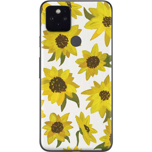 Cat Coq Sunflower Acrylic Google Pixel 5 Skin