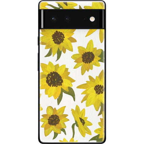 Cat Coq Sunflower Acrylic Google Pixel 6 Skin