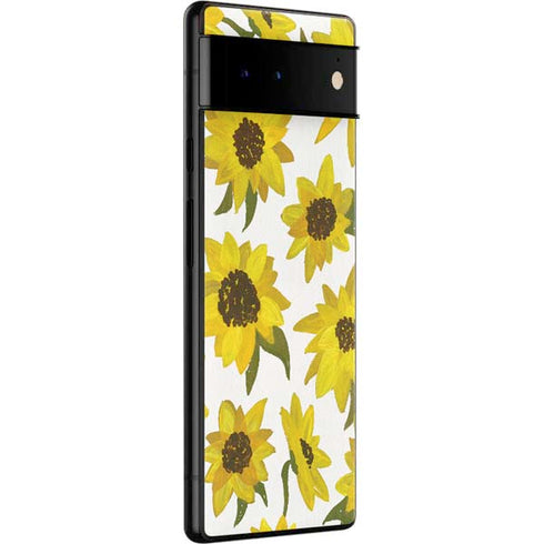 Cat Coq Sunflower Acrylic Google Pixel 6 Skin