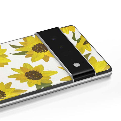 Cat Coq Sunflower Acrylic Google Pixel 6 Skin