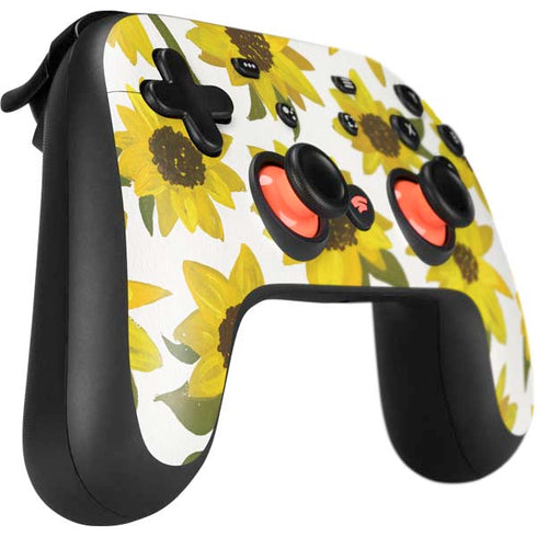 Cat Coq Sunflower Acrylic Google Stadia Controller Skin