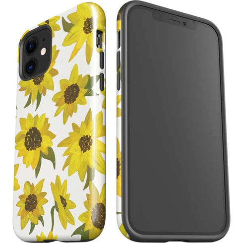 Cat Coq Sunflower Acrylic iPhone 12 Impact Case