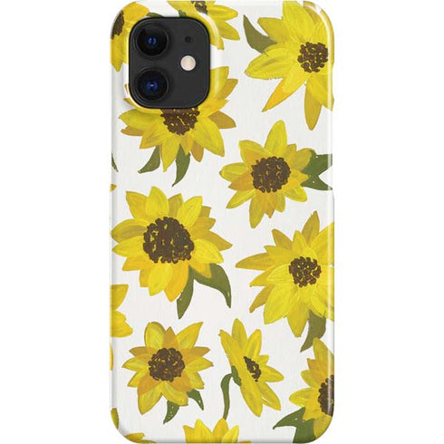 Cat Coq Sunflower Acrylic iPhone 12 Mini Lite Case