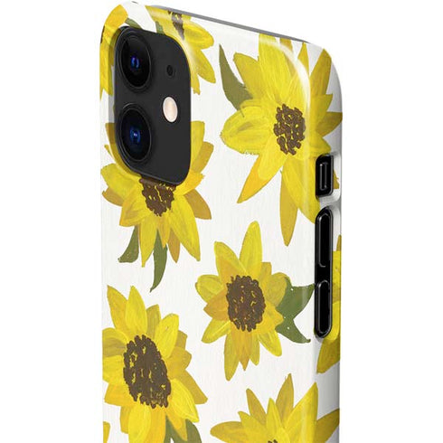 Cat Coq Sunflower Acrylic iPhone 12 Mini Lite Case
