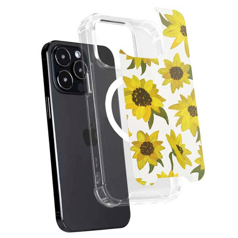 Cat Coq Sunflower Acrylic iPhone 13 Pro MagSafe Case