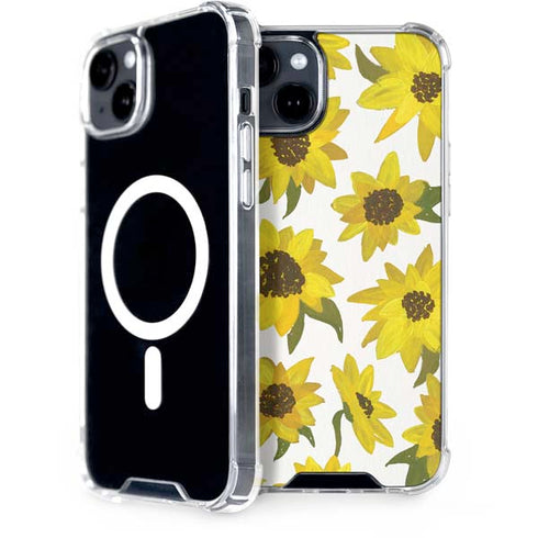 Sunflower Acrylic by Cat Coq iPhone 15 Plus MagSafe Case