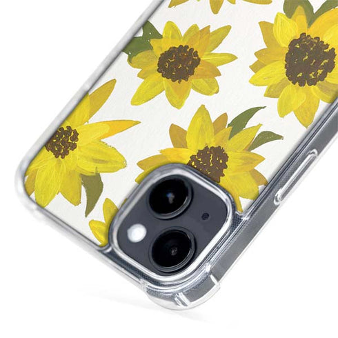 Sunflower Acrylic by Cat Coq iPhone 15 Plus MagSafe Case