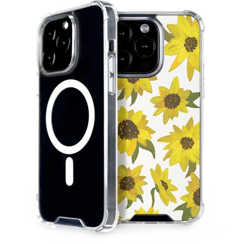 Cat Coq Sunflower Acrylic iPhone 14 Pro MagSafe Case