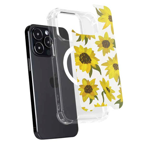 Cat Coq Sunflower Acrylic iPhone 14 Pro Max MagSafe Case