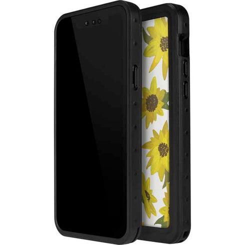 Cat Coq Sunflower Acrylic iPhone 14 Pro Max Waterproof Case