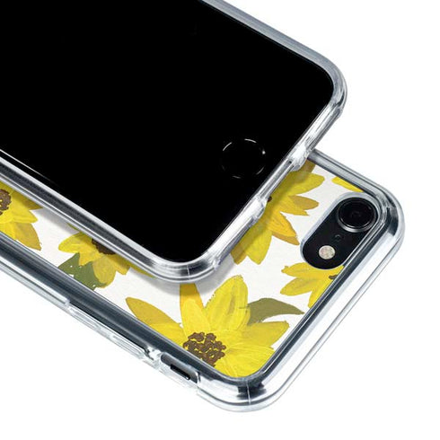 Cat Coq Sunflower Acrylic iPhone SE (2nd & 3rd Gen) Clear Case