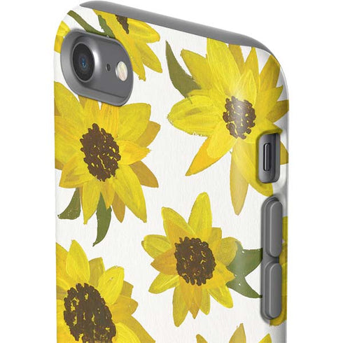 Cat Coq Sunflower Acrylic iPhone SE (2nd & 3rd Gen) Pro Case