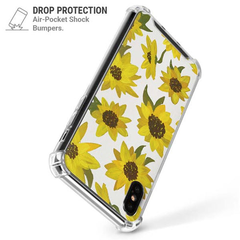 Sunflower Acrylic by Cat Coq iPhone XS Max Clear Case
