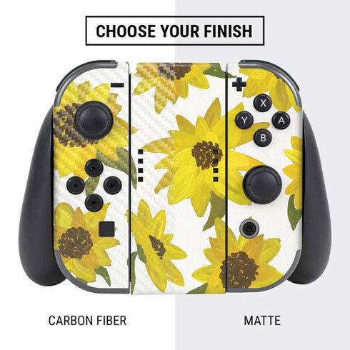 Cat Coq Sunflower Acrylic Nintendo Switch Bundle Skin