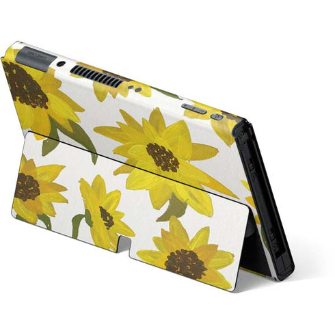 Cat Coq Sunflower Acrylic Nintendo Switch OLED (2021) Skin