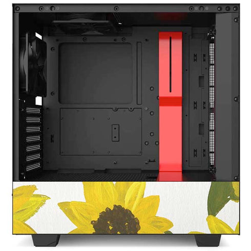 Cat Coq Sunflower Acrylic NZXT H510 Compact ATX Mid-Tower Case Skin