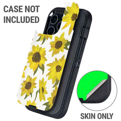 Sunflower Acrylic by Cat Coq Otterbox Defender iPhone Skin
