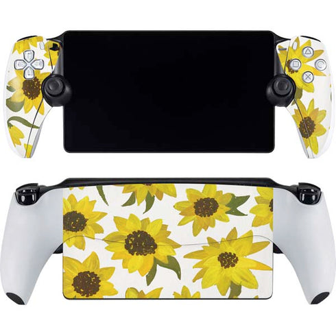 Sunflower Acrylic by Cat Coq PlayStation Portal Remote Player Skin