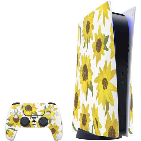 Cat Coq Sunflower Acrylic PS5 Bundle Skin