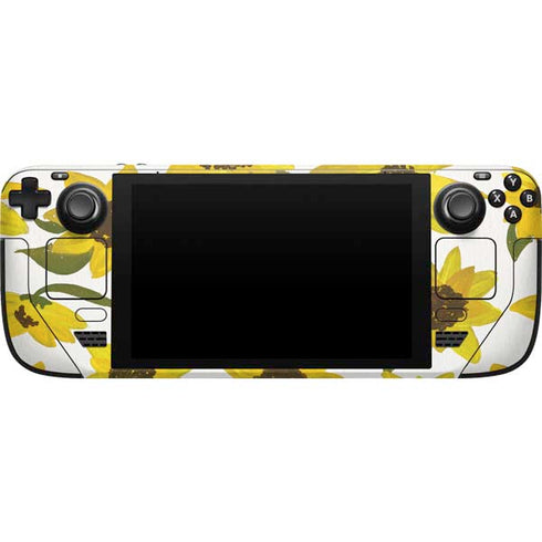 Cat Coq Sunflower Acrylic Steam Deck Handheld Gaming Computer Skin
