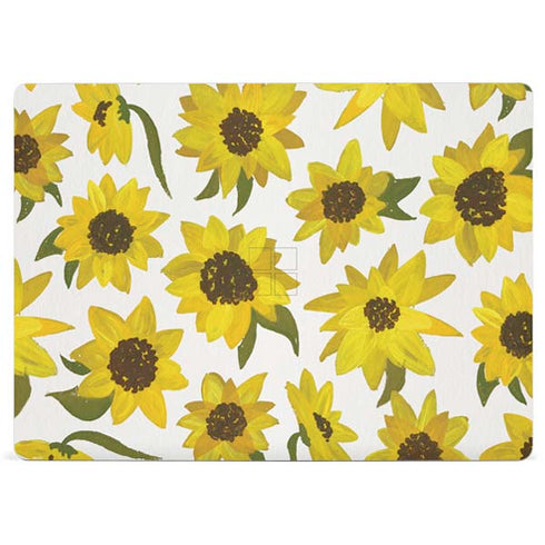 Cat Coq Sunflower Acrylic Surface Laptop 3 13.5in Skin