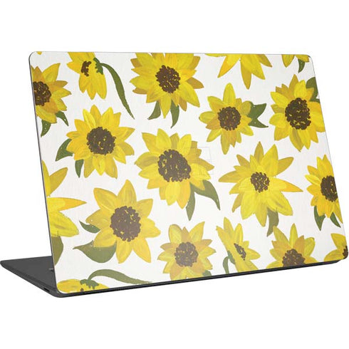 Cat Coq Sunflower Acrylic Surface Laptop 4 15in Skin