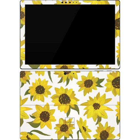 Cat Coq Sunflower Acrylic Surface Pro 7 Skin