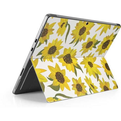 Cat Coq Sunflower Acrylic Surface Pro 8 Skin
