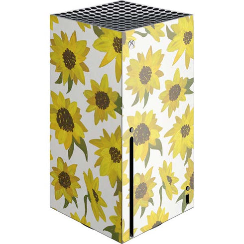 Cat Coq Sunflower Acrylic Xbox Series X Console Skin